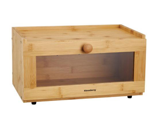 Bambusa maizes kaste ar akrila priekšpusi, 40 × 24,5 × 19 cm, Klausberg KB 7924 Citi trauki
