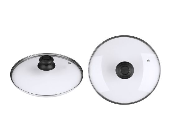 Stikla vāks ar plastmasas rokturi, 28 cm, 3022, Michelino Citi trauki