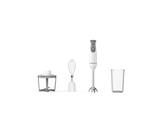 Rokas blenderis ar smalcinātāju Oliver Voltz 5V1112NSCW, 600W, 700ml, ar nerūsējošā tērauda kātu un Blenderi un Chopperi