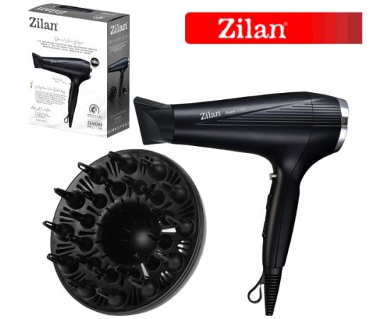 Фен Zilan ZLN 9389, 2200 Вт, 2 скорости, 3 температурных режима фены