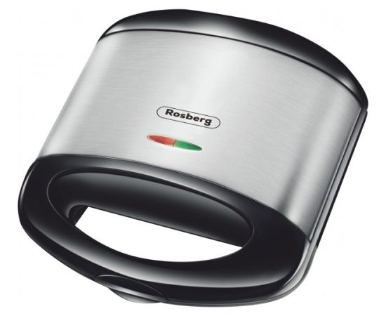 Karstmaižu pagatavotājs, Rosberg 555R51442C, 750W, Grila nelīpošās plāksnes, Melns Sendviču - Karstmaižu tosteri