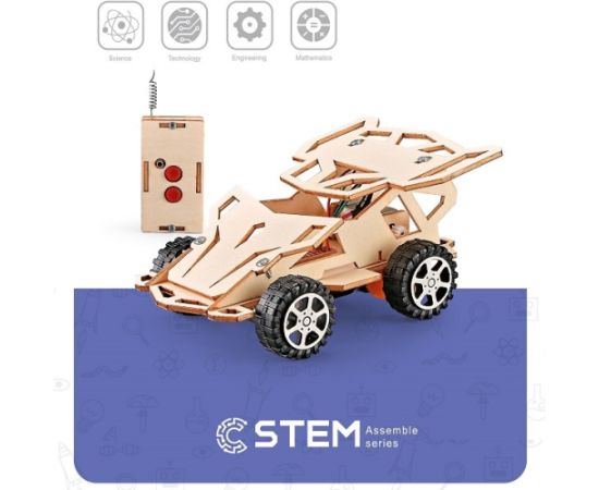 Extradigital Wooden Assembly Kit Remote Control Car, STEM Educational Toy Конструкторы