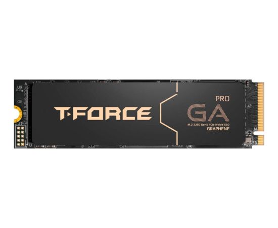 Team Group T-Force GA PRO 1 TB (black, PCIe 5.0 x4 | M.2 2280 | Graphene heatsink) SSD Cietie Diski (Solid state drive)