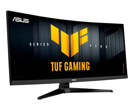 Asus TUF Gaming VG34WQ5A (86.4 cm (34 inches), black, WQHD, Fast-VA, Curved, Dual Mode, FreeSync Premium, 200Hz panel) Monitori