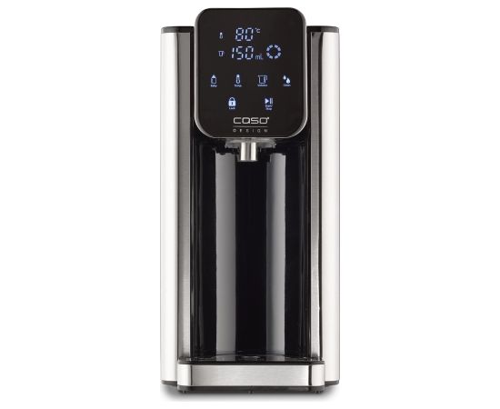 Caso HW 666 Inox Turbo Hot Water Dispenser Electric 2200-2600 W 2.7 L Plastic/Stainless Steel Stainless steel/Black Tējkannas (elektriskās)