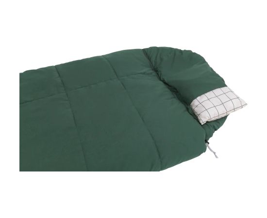 Outwell Camper Prime Green Sleeping Bag 235 x 90 cm -15 to 5 °C Right Zipper Guļammaisi