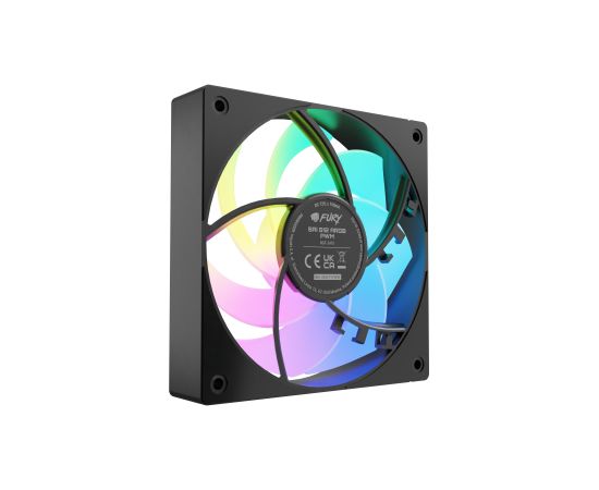 Fury Fan Sai S12 ARGB PWM Black Korpusu dzesēšana
