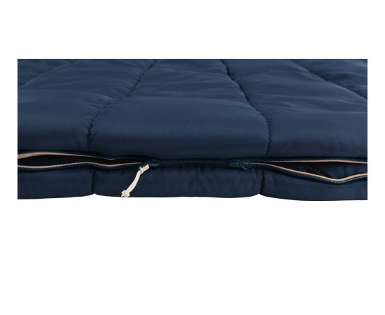 Outwell Contour Lux Deep Blue Sleeping Bag 220 x 145 cm -22 to 12 °C Both Side Zipper Спальные мешки
