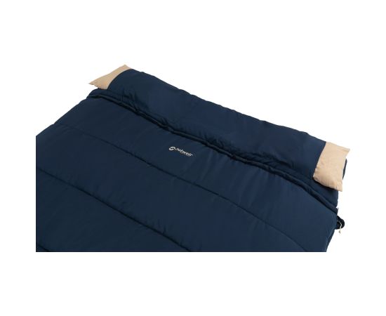 Outwell Contour Lux Deep Blue Sleeping Bag 220 x 145 cm -22 to 12 °C Both Side Zipper Спальные мешки