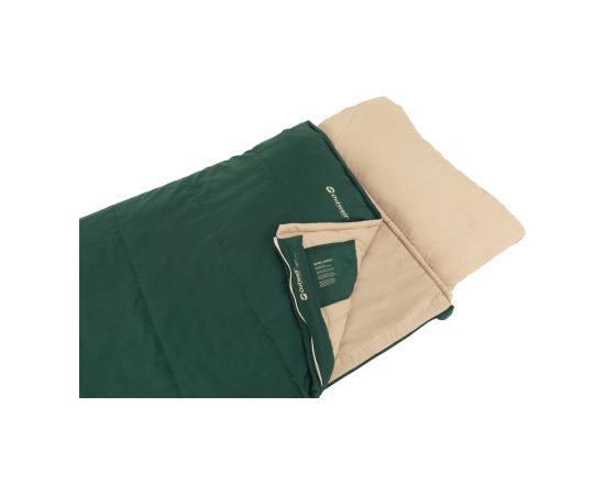 Outwell Contour Prime Green Sleeping Bag 220 x 85 cm -13 to 16 °C Right Zipper Guļammaisi