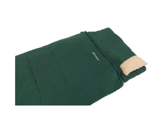Outwell Contour Prime Green Sleeping Bag 220 x 85 cm -13 to 16 °C Right Zipper Guļammaisi