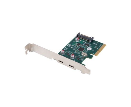 Lanberg PCI-Express X1 Card to 2X USB-C 3.2 GEN 2X1 Low profile PCE-UC3-002 Wi-fi Adapteri