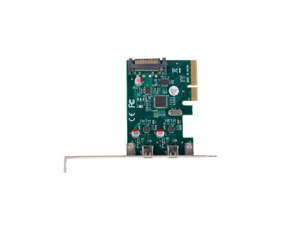 Lanberg PCI-Express X1 Card to 2X USB-C 3.2 GEN 2X1 Low profile PCE-UC3-002 Wi-fi Adapteri