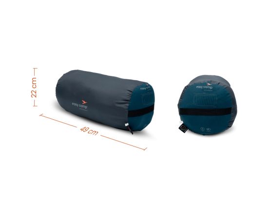 Easy Camp Raven I Square XL 5°C Sleeping Bag 220 x 100 cm -8 to 9 °C Left Zipper Спальные мешки