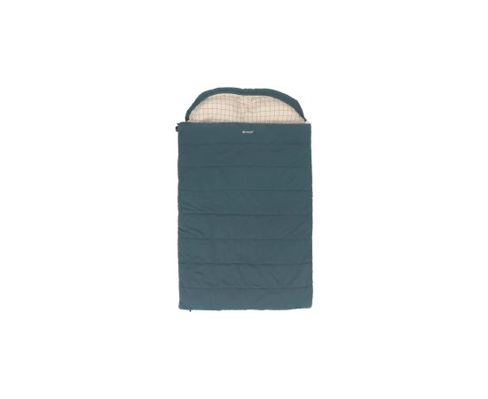 Outwell Camper Lux Double Blue Sleeping Bag 235 x 150 cm -16 to 5 °C Both Side Zipper Guļammaisi