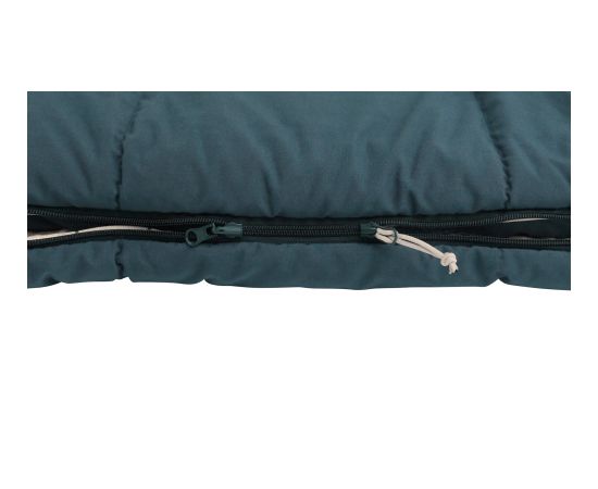 Outwell Camper Lux Double Blue Sleeping Bag 235 x 150 cm -16 to 5 °C Both Side Zipper Guļammaisi