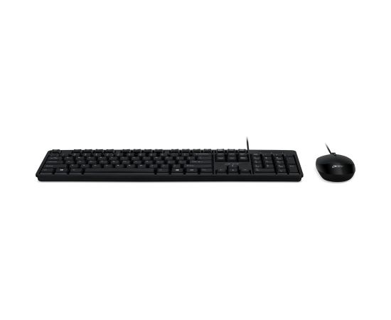Acer Combo 100, AKW900 + AMW920 Keyboard and Mouse Set Wired Mouse included US International Black Retail Pack Klaviatūras