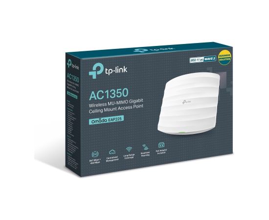 TP-Link Omada EAP225 wireless access point 1350 Mbit/s White Power over Ethernet (PoE) Access Points
