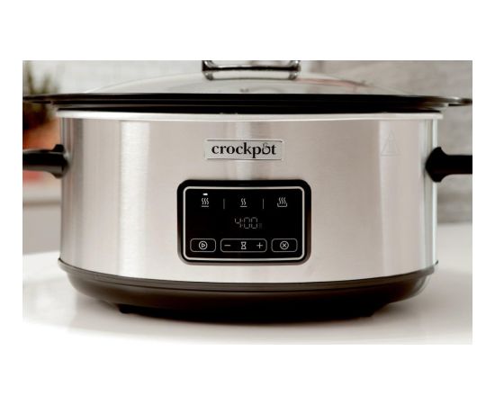 Crock-Pot CSC112X 6.5-litre slow cooker (silver) Multifunkcionālie katli