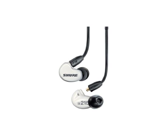 Shure AONIC 215 - in-ear headphones with single transducer and 3.5mm cable (white) Aудио-видео