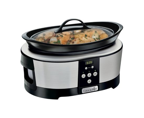 Crock-Pot SCCPBPP605-050 5.7-litre slow cooker (chrome) Multifunkcionālie katli