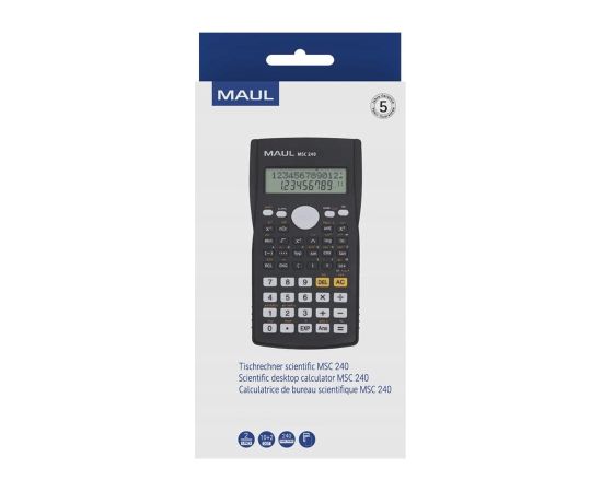 Maul Galda kalkulators MSC 240, zinātnisks, 10+2 cipari Kalkulatori