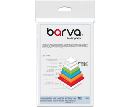 Photo Paper Barva (IP-CE230-216) Everyday Glossy 230 g/m², 10x15 cm, 20 sheets Бумага для принтеров
