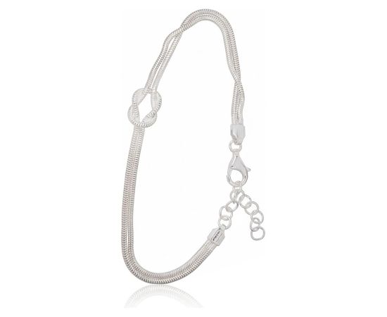 Серебряный браслет #2600448, Серебро 925°, длина: 17 см, 5.2 гр.  "Orio" kolekcija