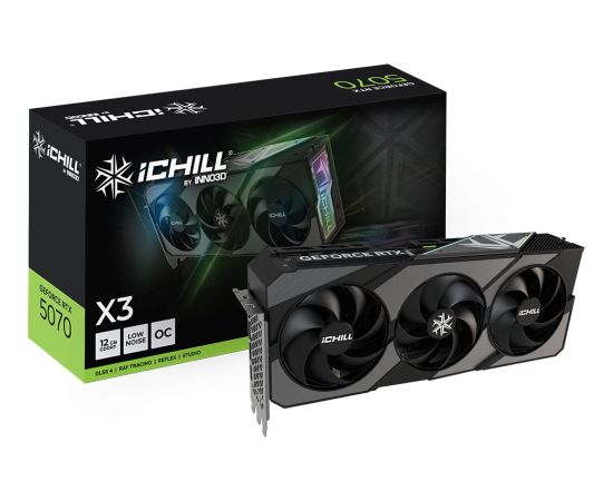 INNO3D iChill GeForce RTX 5070 X3 NVIDIA 12 GB GDDR7 Новинки Компьютерная техника
