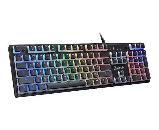KLAVIATŪRA A4TECH BLOODY S520N Pudding Black (BLMS Blue Switch) Klaviatūras