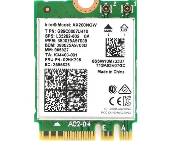 Tīkla karte  Intel AX200 vPro (AX200.NGWG) Jaunumi - Datori
