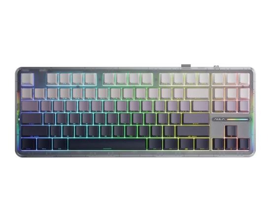 KLAVIATŪRA  Aula F87 SpaceCrystal Switch (AUF87-GG-SC-E) Klaviatūras