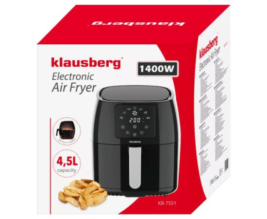 Klausberg Аэрофритюрница, 4.5 л, 1400 Вт, KB 7551 Жидкие котлы