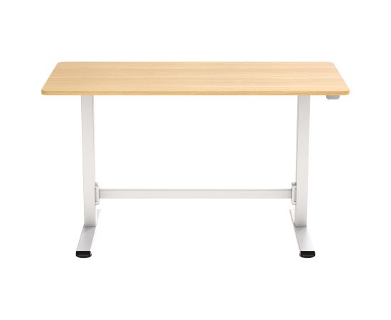 Desk ERGO manual 120x60xH70-115cm, oak/white Новинки Для дома и сада 