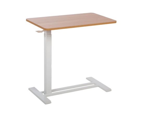 Desk ERGO with one leg 70x40xH66-106cm, manual, oak/white Новинки Для дома и сада 