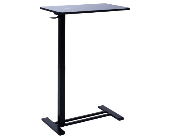 Desk ERGO with one leg 70x40xH66-106cm, manual, black Новинки Для дома и сада 