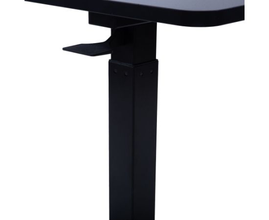 Desk ERGO with one leg 70x40xH66-106cm, manual, black Новинки Для дома и сада 