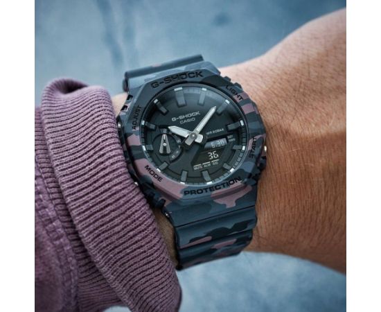 Casio G-shock Original GA-2100CM-8AER Carbon Core Guard Rokas pulksteņi 