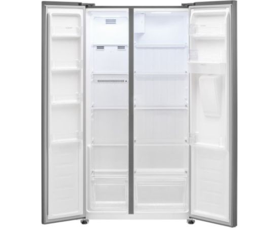 Bomann SBS 7367 IX Side-by-Side Ledusskapis Inox 177cm Ledusskapji