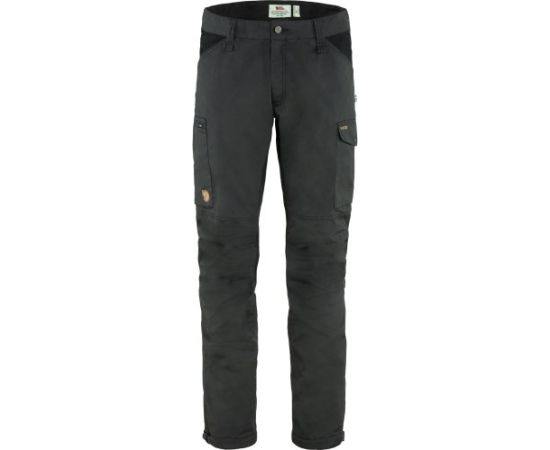 Fjallraven Kaipak Trousers Long / Pelēka / Melna / 50 Брюки и шорты
