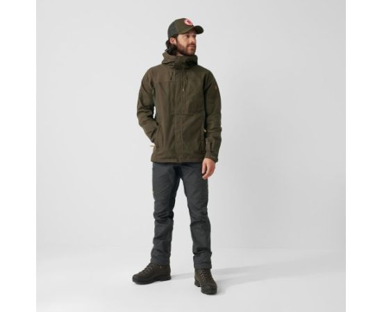 Fjallraven Kaipak Trousers Long / Pelēka / Melna / 50 Брюки и шорты