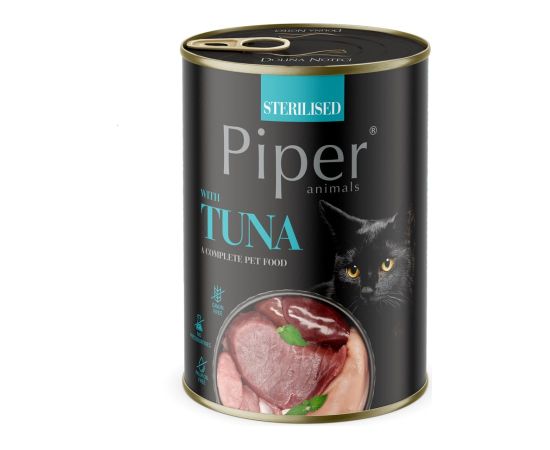 DOLINA NOTECI Piper Sterilised with tuna - wet cat food - 400g Консервы кошек