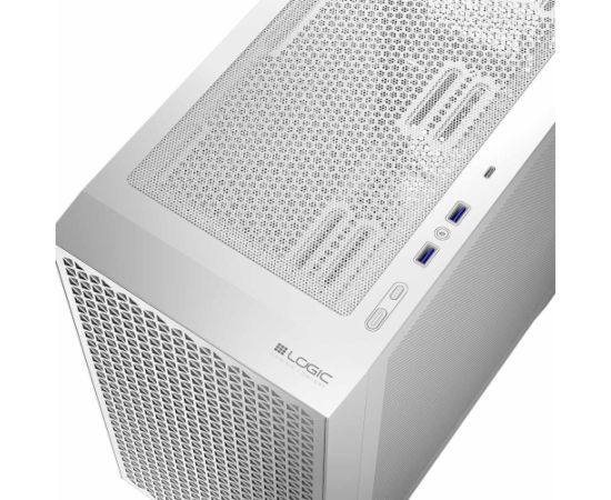 Logic 3 Logic DART PRO MINI USB-C PC Case White Datoru korpusi