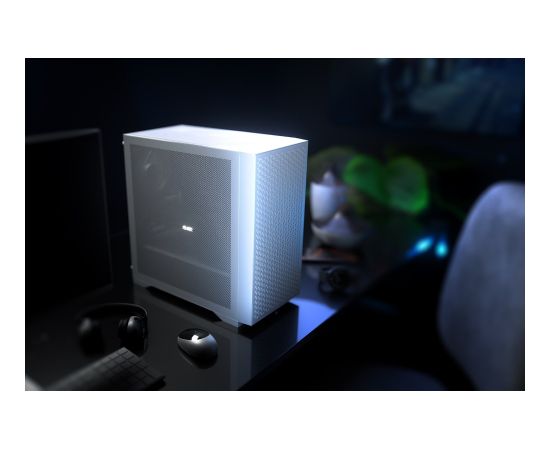 Logic 3 Logic DART PRO MINI USB-C PC Case White Datoru korpusi
