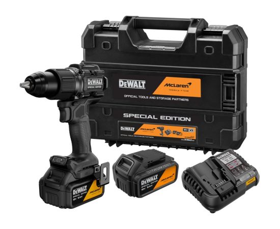Akumulatora triecienurbjmašīna-skrūvgriezis DeWalt DCD86MP2T; 18 V; 2x5,0 Ah akum. Аккумуляторная дрель / шуруповёрты