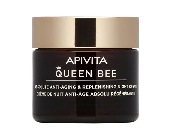 Apivita Queen Bee Absolute Anti-Aging & Replenishing Night Cream - Noční krém proti stárnutí pleti 50ml Косметика для тела