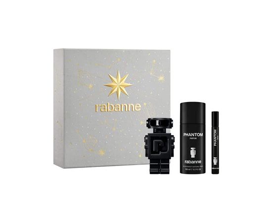 Paco Rabanne Phantom Dárková sada Parfum 50 ml, deospray 150 ml a miniaturka parfum 10 ml 50ml Dāvanu komplekti
