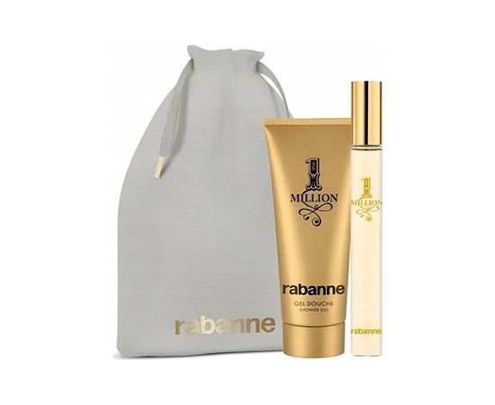 Paco Rabanne 1 Million Travel Set Dárková sada EDT 10 ml a sprchový gel 100 ml 10ml Dāvanu komplekti