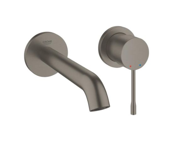 Grohe izlietnes maisītāja Essence virsapmetuma daļa, 2 MC, iztece 183 mm, no sienas, brushed hard graphite Iebūvējamie