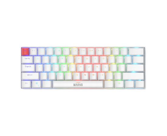 Klaviatūra  Marvo Saber 61 ZDZ Red (KG933G WH EN) Jaunumi - Datori